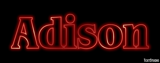Adison Text effect