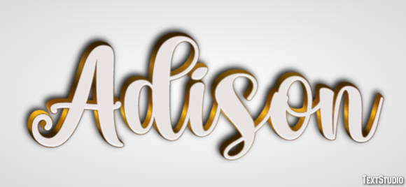 Adison Text Effect