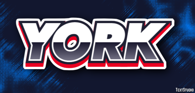 York Efekt tekstowy