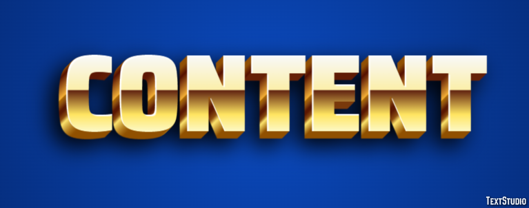 Content Effetto testo