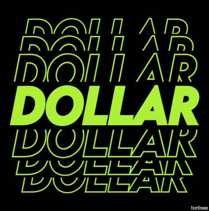 Dollar Effet de Texte