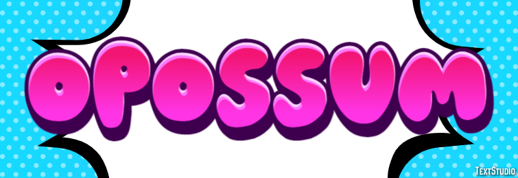 Opossum Texteffekt