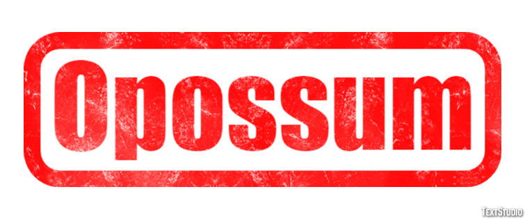 Opossum Текстовый эффект