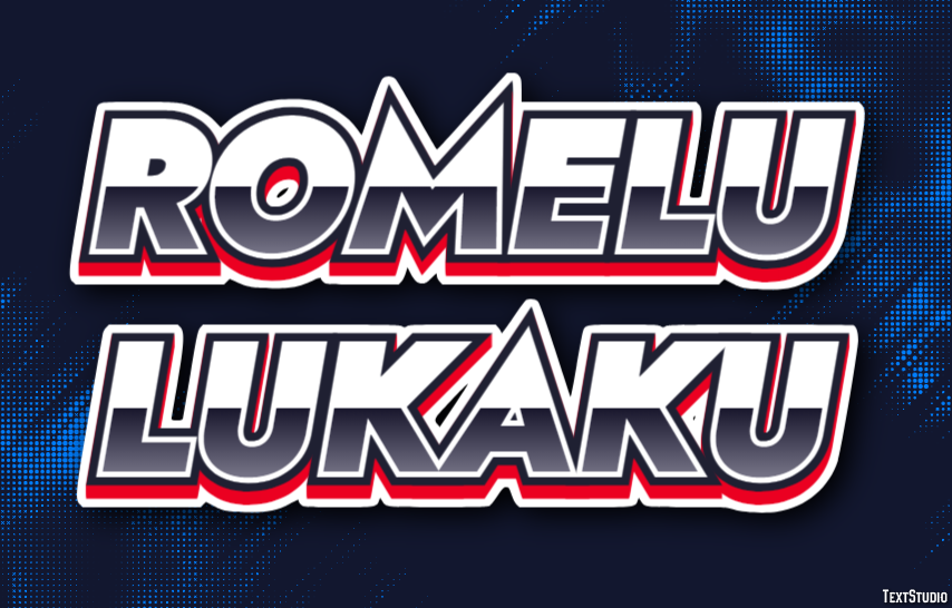 Romelu Lukaku Text Effect