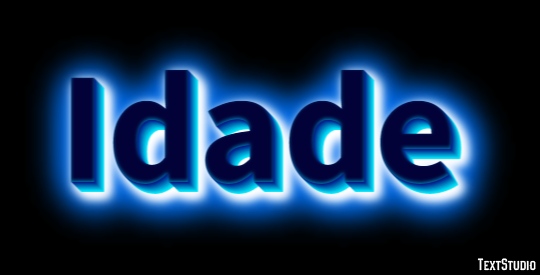 Idade Efecto de texto