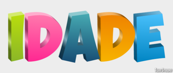Idade Efecto de texto