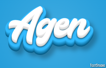 Agen Efecto de texto