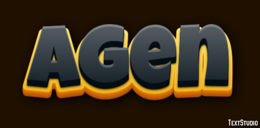 Agen Efecto de texto