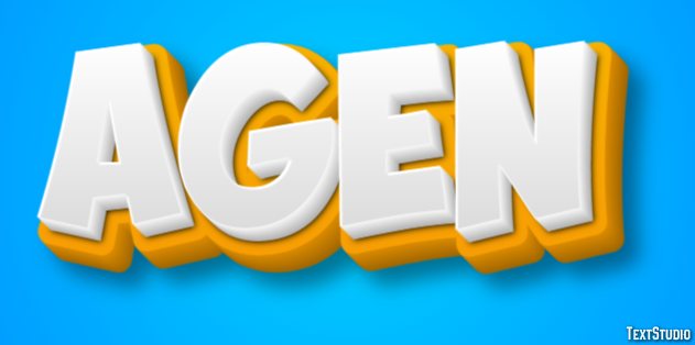 Agen Efecto de texto