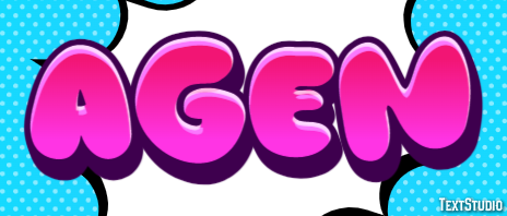 Agen Efecto de texto