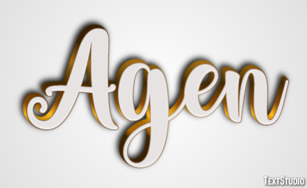 Agen Efecto de texto