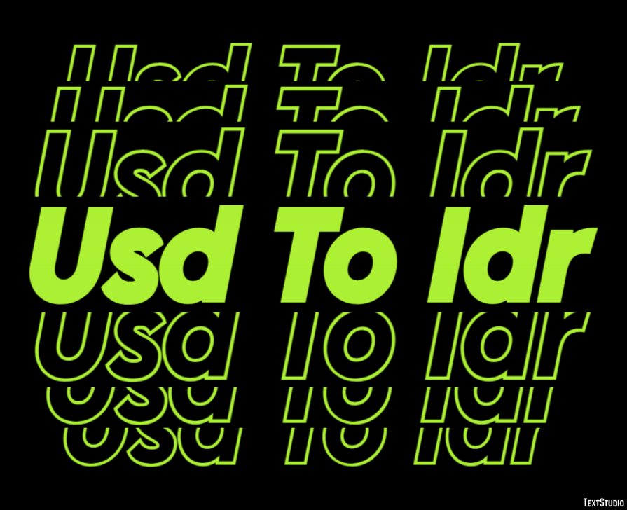 Usd To Idr Efekt tekstowy