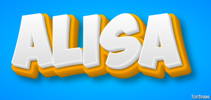 Alisa Text Effect