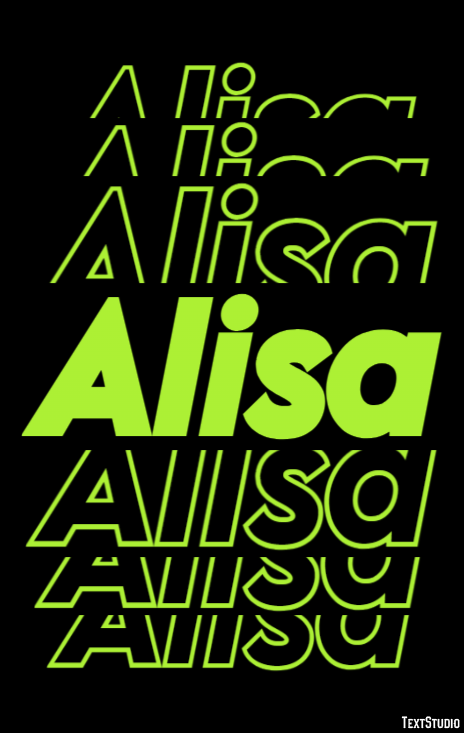 Alisa Text Effect