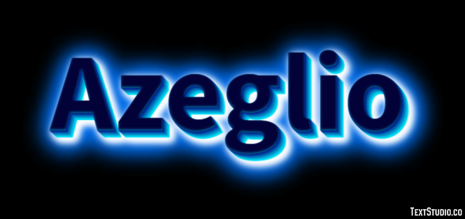 Azeglio Effetto testo