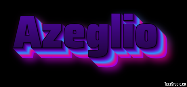 Azeglio Effetto testo