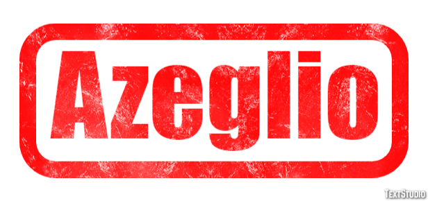 Azeglio Effetto testo