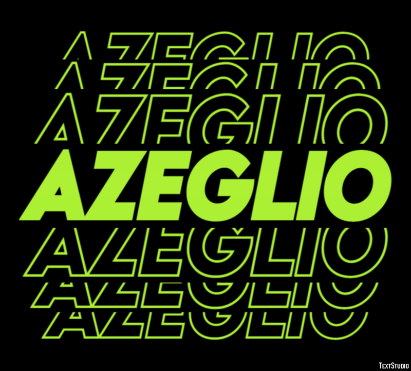 Azeglio Effetto testo
