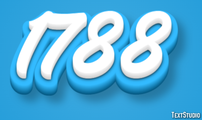 1788 Text Effect