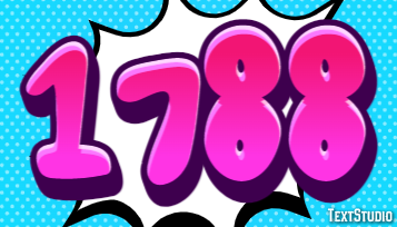 1788 Text Effect