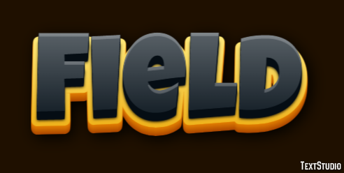 Field Text Effect