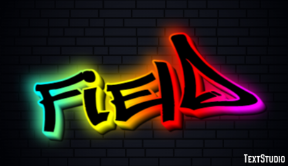 Field Text Effect