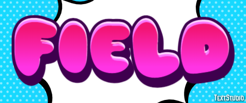Field Text Effect