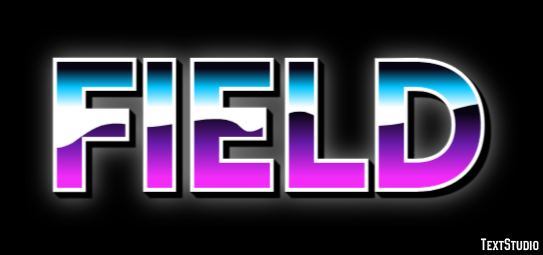 Field Text Effect