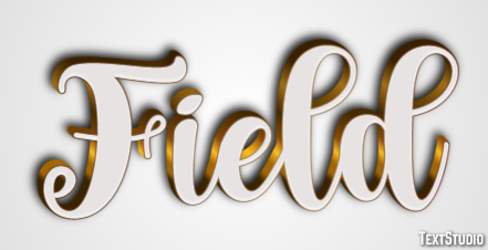 Field Text Effect