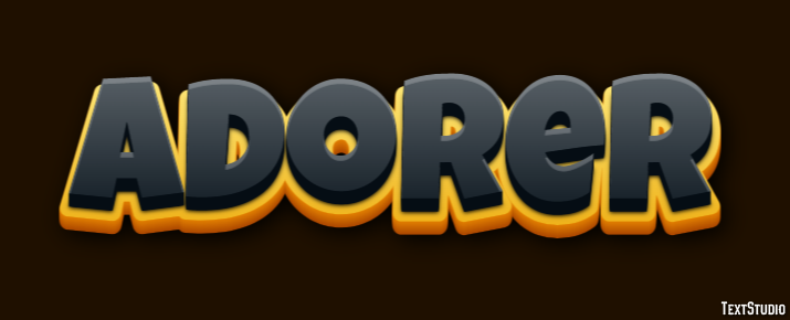 Adorer Effet de Texte