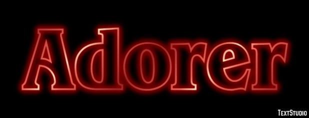 Adorer Effet de Texte