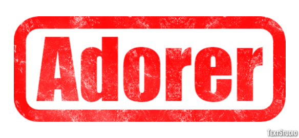 Adorer Efecto de Texto