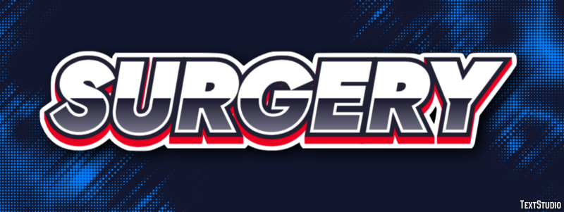 Surgery Text Effect
