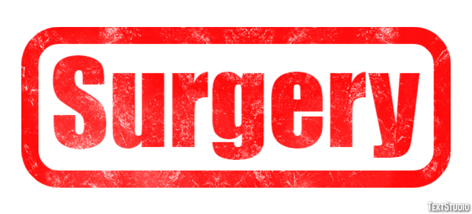 Surgery Efecto de Texto