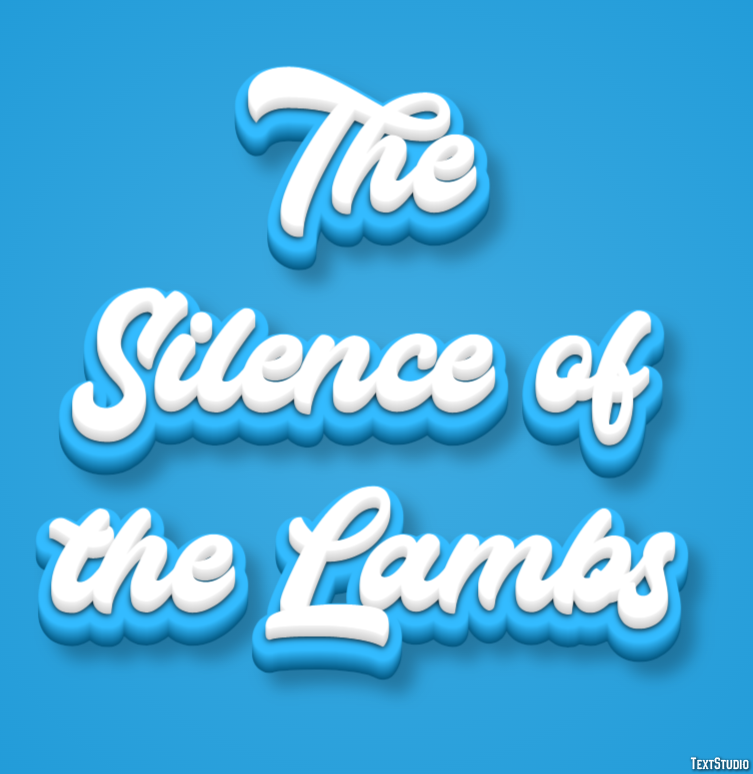 The Silence of the Lambs Text effect