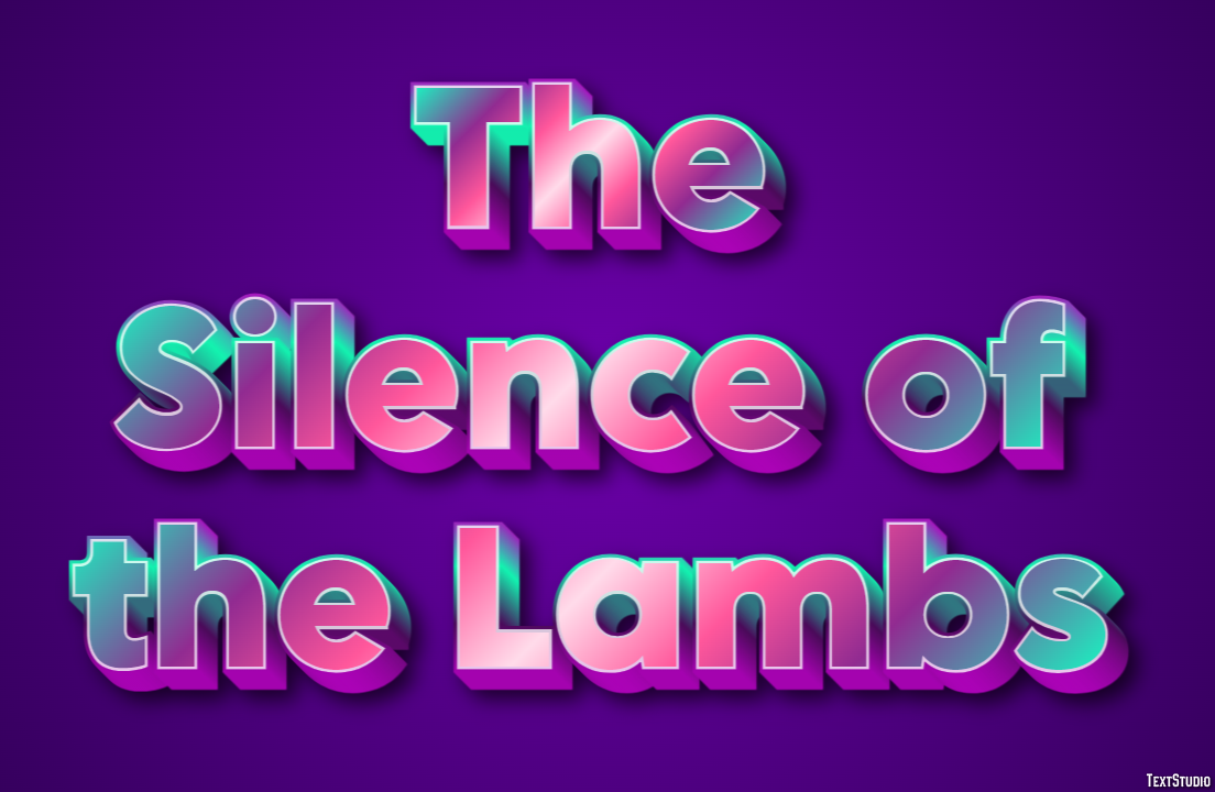 The Silence of the Lambs Texteffekt