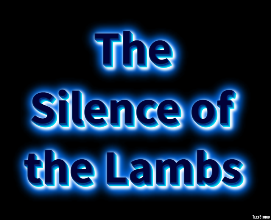 The Silence of the Lambs Text Effect