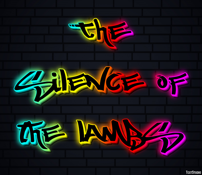 The Silence of the Lambs Text effect