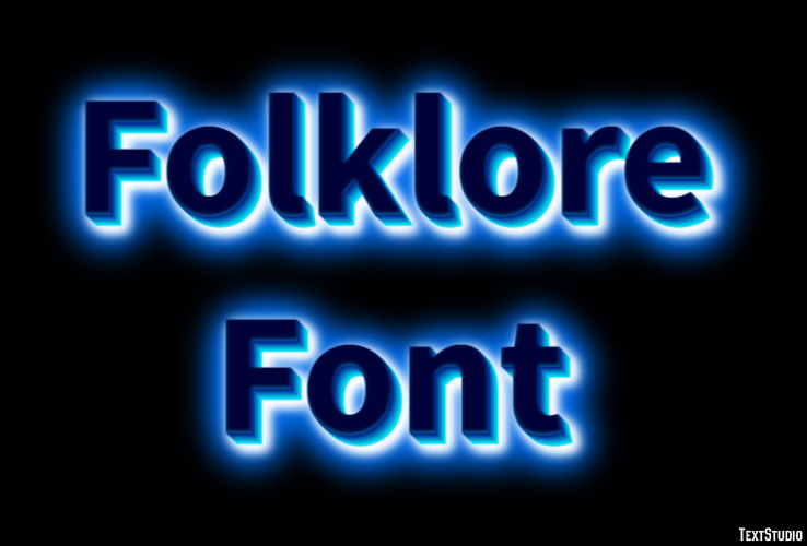 Folklore Font Text Effect