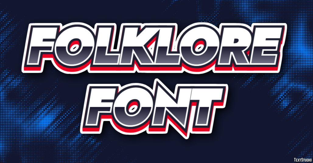 Folklore Font Text Effect