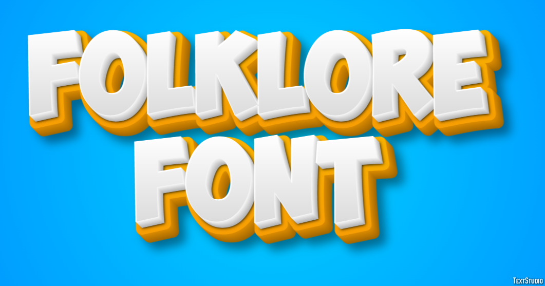 Folklore Font Text Effect