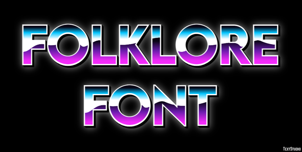 Folklore Font Text Effect
