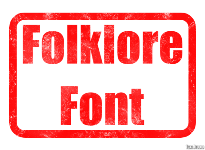 Folklore Font Text Effect
