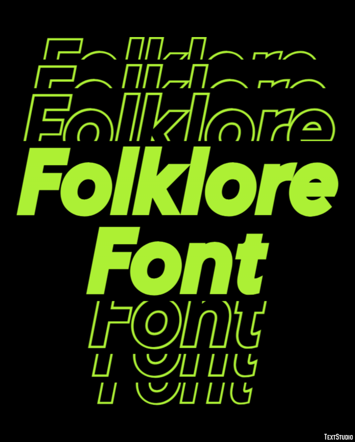 Folklore Font Text Effect