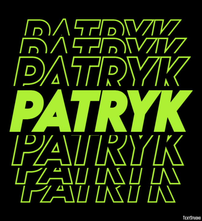 Patryk Efekt tekstowy