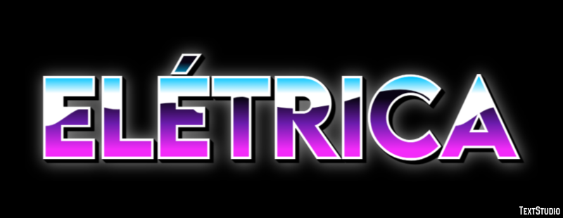 Elétrica Efeito de texto