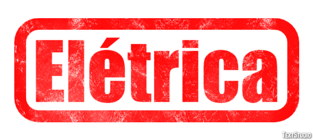Elétrica Efeito de texto