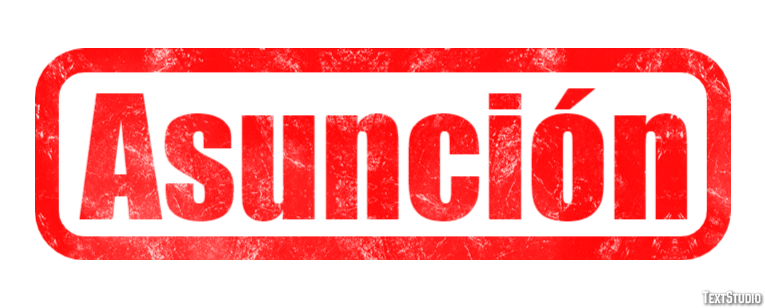 Asunción Texteffekt