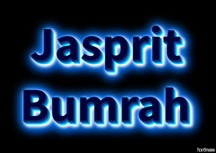 Jasprit Bumrah Efecto de Texto