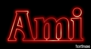 Ami Text effect